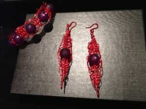 Bracelet and earrings set Bracelet and earrings set.